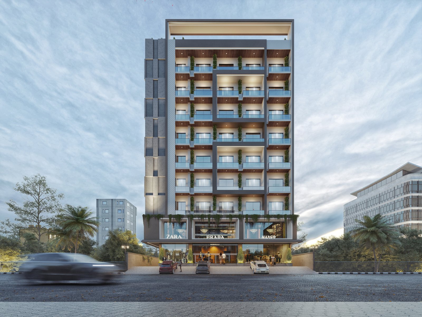 Sylvana Tower Exterior Elevation